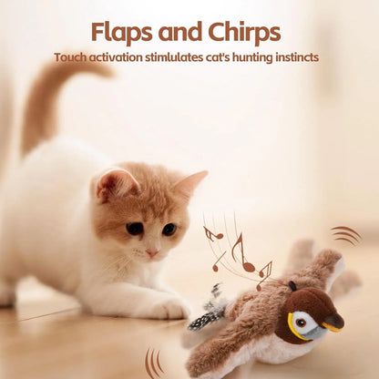 ChirpyFlap - Interactive Bird Toy for Cats