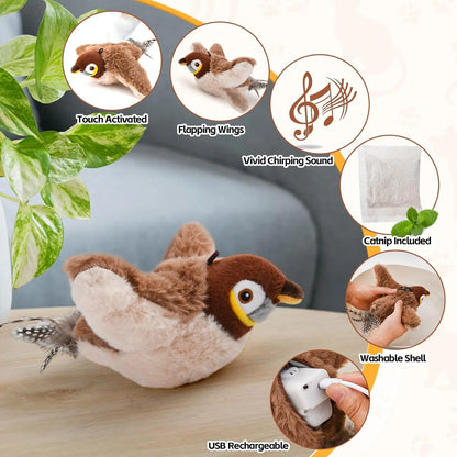 ChirpyFlap - Interactive Bird Toy for Cats